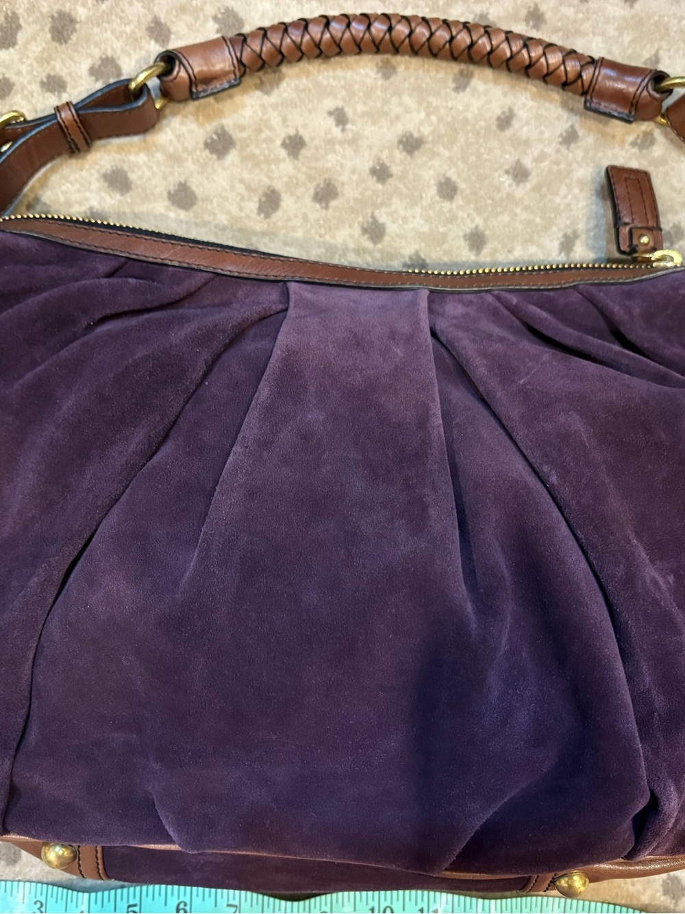 Banana Republic suede handbag - Picture 3 of 10